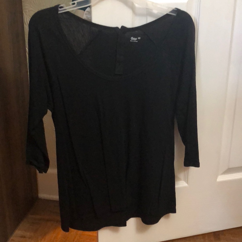 Black tunic top